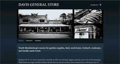 Desktop Screenshot of davisgeneralmerchandise.com